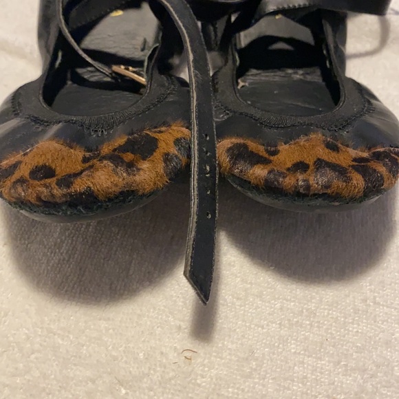 Yosi Samra 8 black leopard ballet flat. No box - Picture 4 of 8